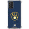 MLB Milwaukee Brewers - Solid Distressed Galaxy A72 5G Clear Case